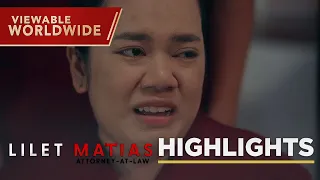 Lilet Matias, Attorney-At-Law: Lilet feels BETRAYED by her family! (Episode 4)