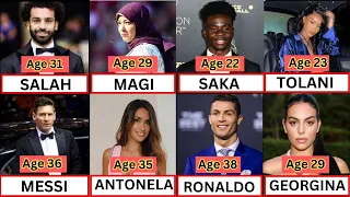 Famous football players and their wives/girlfriends age difference will shock you #messi #ronaldo