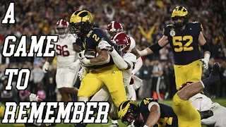 Michigan Beats Alabama in a Rose Bowl Thriller! - A Game to Remember