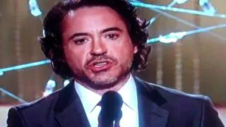 Robert Downey Jr. Presents at 68th Annual Golden Globe Awards