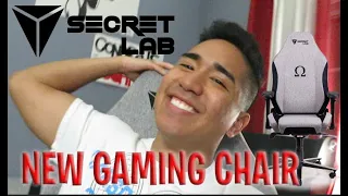NEW GAMING CHAIR SECRET LAB OMEGA SOFTWEAVE COOKIES & CREAM (UNBOXING/REVIEW)