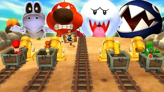 Mario Party 9 Minigames - Mario Vs Daisy Vs Peach Vs Yoshi (Hardest Difficulty)