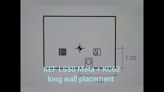 KEF LS50 Meta + KC62 long wall position demo