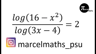 Ecuaciones logarítmicas 2. Propiedades y comprobación de soluciones