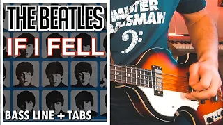 The Beatles - If I Fell /// BASS LINE [Play Along Tabs]