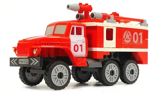 City ​​of masters 3580 URAL fire truck