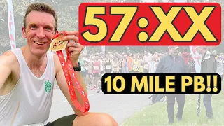 10 Mile PB!! Oldbury 10 Mile Race Vlog 2023 (LONG RUN WORKOUT)