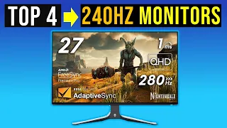 ✅Top 4: Best 240Hz Monitors in 2024 - The Best 240Hz Monitors [Reviews]