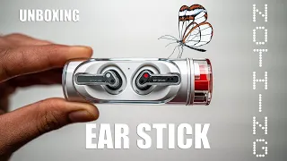 Nothing Ear Stick Unboxing & First Look ⚡️ As Light As Feather 🪶  just 4.4g ✨ + Comfy Earbuds 😍