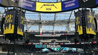 SoFi Stadium tour at Metallica M72 World Tour Los Angeles, CA, 2023.8.25