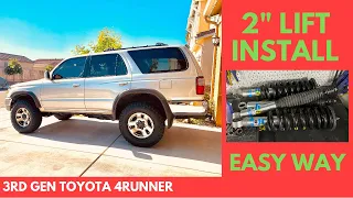 3rd Gen Toyota 4Runner 2" Lift Install - Easiest Way To Install A Lift
