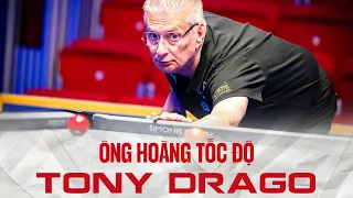 Ông hoàng tốc độ Tony Drago khiến khán giả chưa uống hết cốc nước đã hết bàn