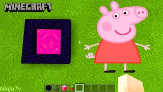 Как сделать портал Свинка Пеппа в Майнкрафт