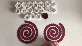 How to Make a Rolled Paper Flower With the Cricut