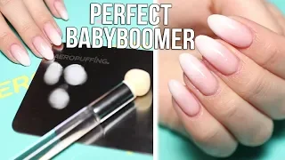 EASIEST Baby Boomer on the Planet!     Nail Art Tutorial