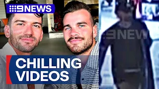 Police examine chilling footage of accused killer Beau Lamarre-Condon | 9 News Australia