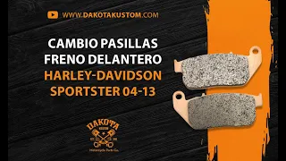 Cambio Pasillas Freno Delantero Harley-Davidson Sportster 04-13 - Dakota Kustom