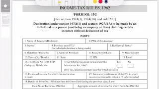 How To Fill Form 15G in English till 31st March 2022 | Form 15G For PF Withdrawal | Save TDS