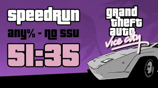 GTA: Vice City speedrun - any% (No SSU) in 51:35