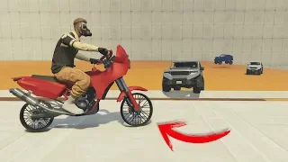 CORRE O TE ATROPELLO CON RUEDAS PINCHADAS! - GTA 5 ONLINE