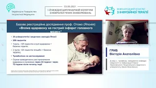 Едаравон з точки зору доказової бази в лікуванні гострого ішемічного інсульту (Гриб В.А.)