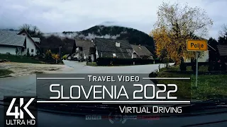 【4K 60fps】🇸🇮 1 ¼ HOUR RELAXATION FILM: 🚗 «Driving in Slovenia (Europe)» Ultra HD 📺 UHD Ambient TV