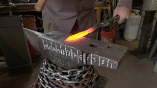 Forging an Integral Knife From a Piece of Coil Spring