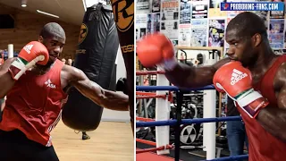 WOW! DANIEL DUBOIS SMASHES THE PADS & HEAVY BAG AHEAD OF SNIJDERS FIGHT AT BRAND NEW PEACOCK GYM