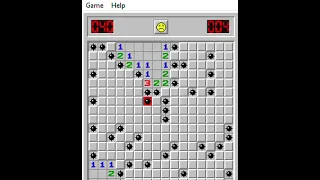 The proper way to play minesweeper