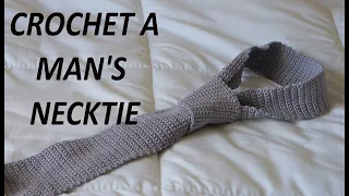 How to Crochet an easy  Men's necktie