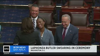 Laphonza Butler officially sworn in as California's newest senator