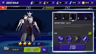 Un locking shredder in tmnt legendes