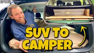 Simple Removable Bed for Vehicle (Stows Perfectly in the Trunk of an SUV)