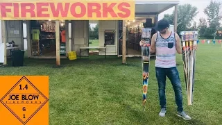 A “Small” Firework Store with HUGE Rockets!