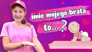 IMIĘ MOJEGO BRACISZKA TO...? 😍 CIEKAWI? 😊CHALLENGE Z MAMĄ!🥰