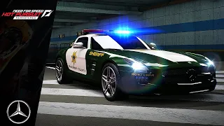 NFS Hot Pursuit Remastered - Mercedes SLS AMG (Police Unit) - Run to the Hills