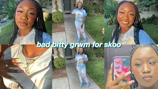 FIRST DAY of SCHOOL GRWM🦋🤍 (Junior Year) *back in person* 2021 | LifeWithTrin