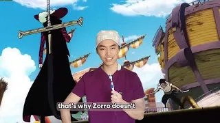 DENTIST sees Live Action ZORO only use 2 SWORDS?! #onepiece  #netflix