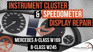 Do it Yourself! So easy to change the Mercedes LCD Display speedometer / instrument cluster yourself