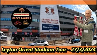 Leyton Orient Stadium Tour - Riley's Rambles