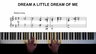 Dream a Little Dream of Me - Piano Cover + Sheet Music