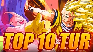 SSJ3 GOKU, BUU OR VEGETA AT NUMBER 1? THE TOP 10 TUR'S ON GLOBAL TIER LIST! (Dokkan Battle)