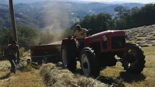 Baliranje sena 2022 zetor 5545 i riviere casalis 40tr