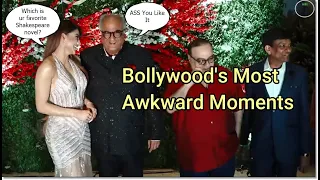 Bollywood Celebrities Awkward Moments - Falling,  Fighting, Wardrobe Malfunction and Double Meanings