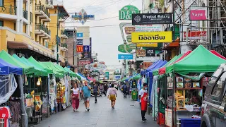 [4K] Bangkok Tourist Street Walking 🇹🇭 Khaosan Road & Rambuttri Road
