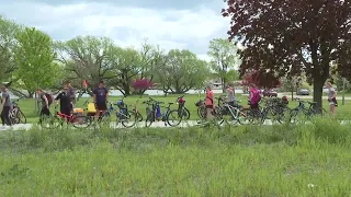 Cyclists take to the streets of Oshkosh in city-wide community event