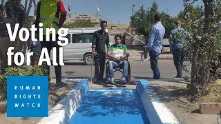 Iraqi Disability Activists Pave Way to Elections