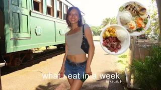 what i eat in a week on vacation! ❀°。(w/ local recs)