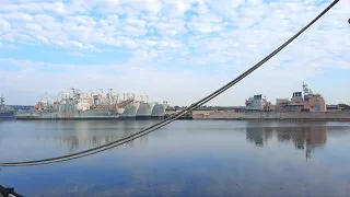 Getting Parts from the Inactive Fleet at the Philadelphia Navy Yard