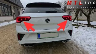 VW T-Roc, MY2023 - rear LED DRL lights activation - vključitev zadnjih LED dnevnih luči